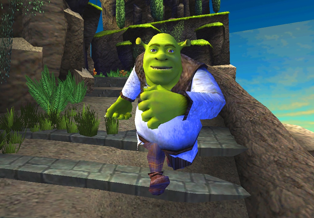 Включи глент играет в шрека. Шрек 3 игра. Шрек 3 ps2. Shrek the third 2007 игра. Шрэк третий / Shrek the third (2007).